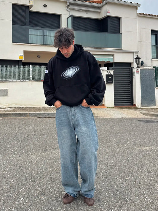 COSMOS BLACK HOODIE