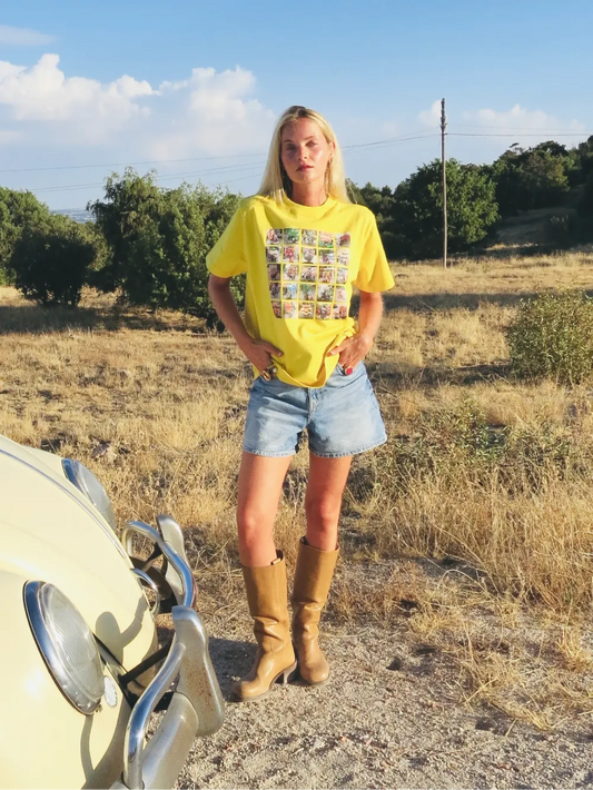 ASIANBIKE YELLOW CLASSIC TEE