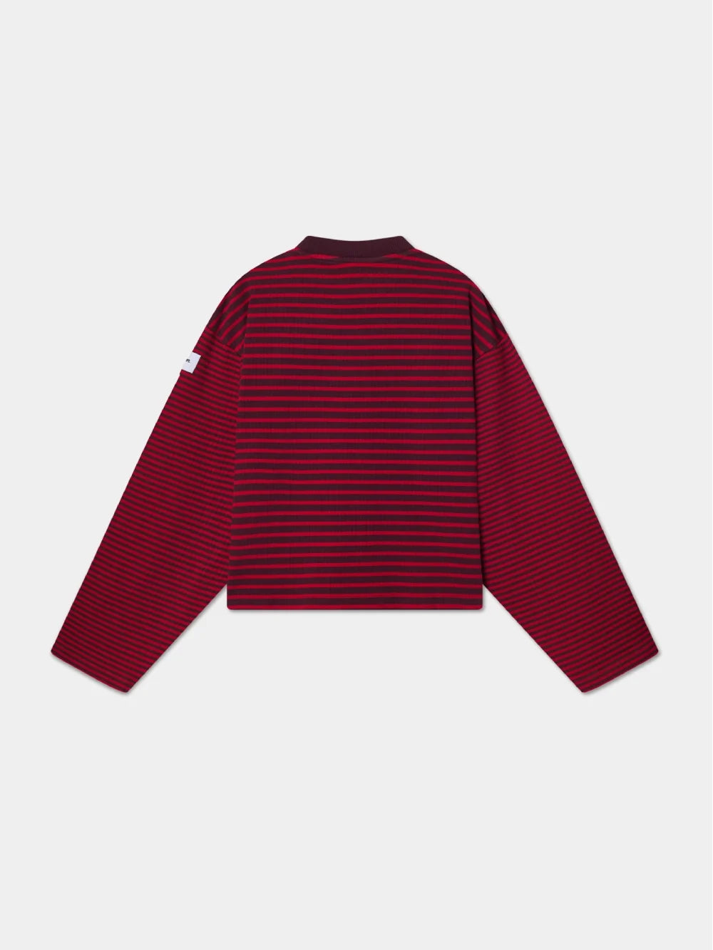WINE STRIPED PULLOVER