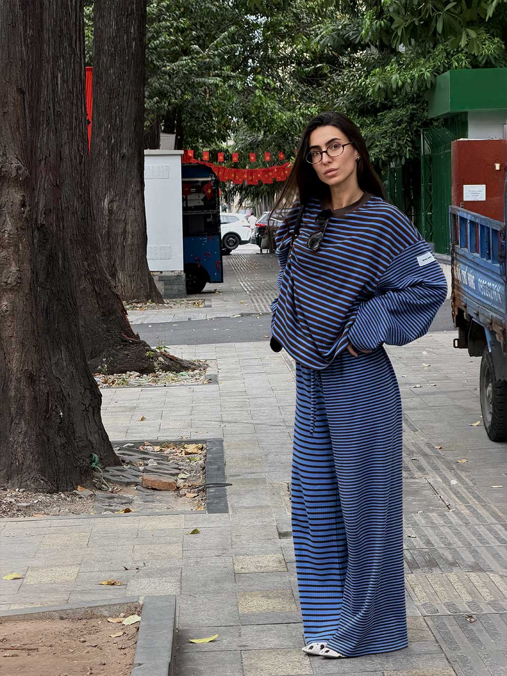 BB STRIPED PULLOVER