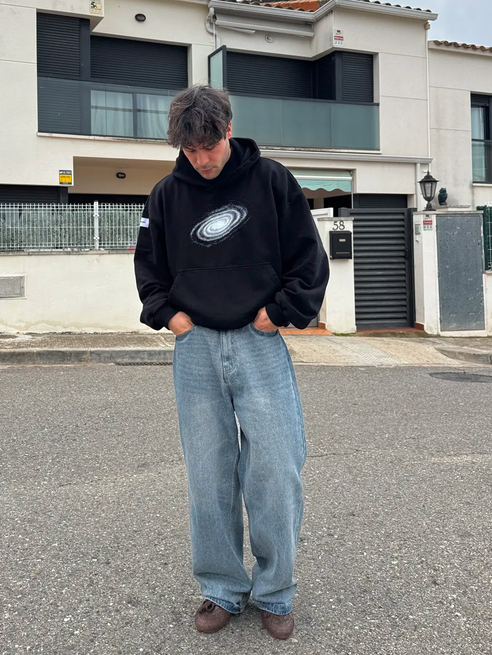COSMOS BLACK HOODIE