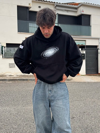 COSMOS BLACK HOODIE