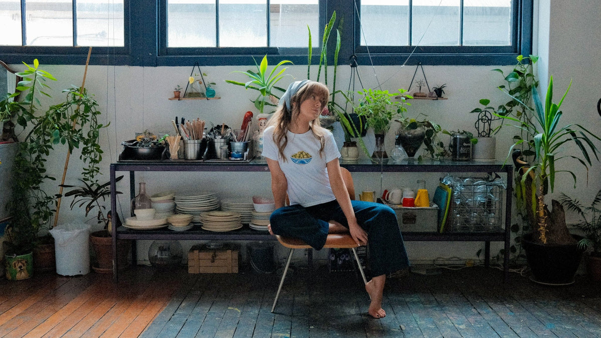 Painted Olive Bowl Baby Tee