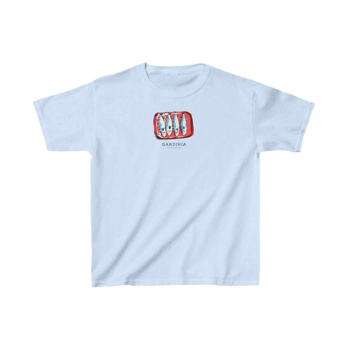 Red Tin of Sardines Baby Tee