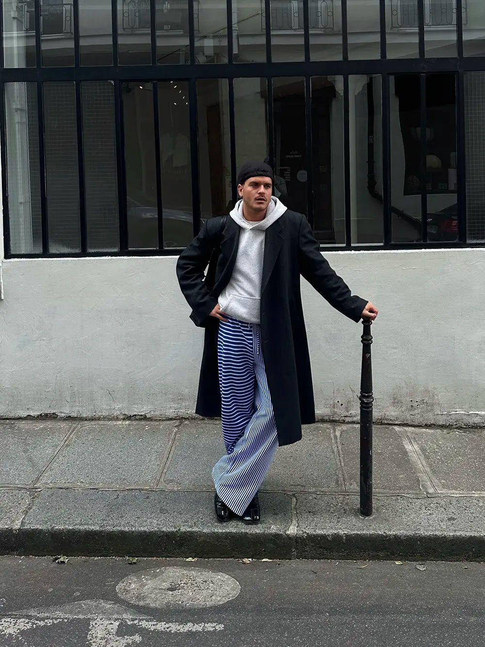 BLUE STRIPED PANTS