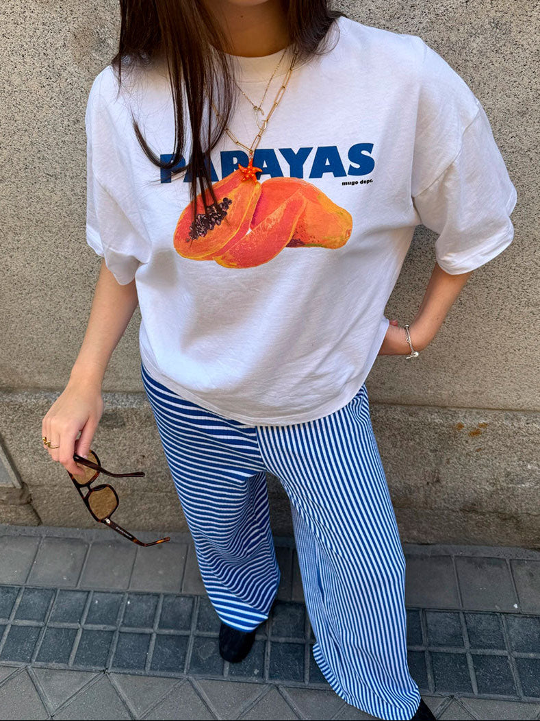 BLUE STRIPED PANTS