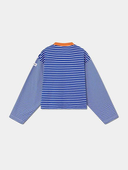 BLUE STRIPED PULLOVER