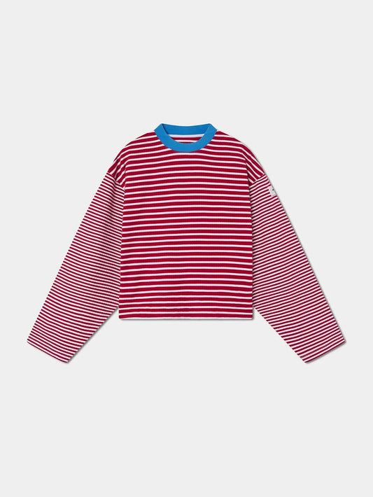 RED STRIPED PULLOVER