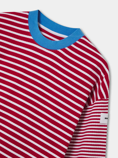 RED STRIPED PULLOVER