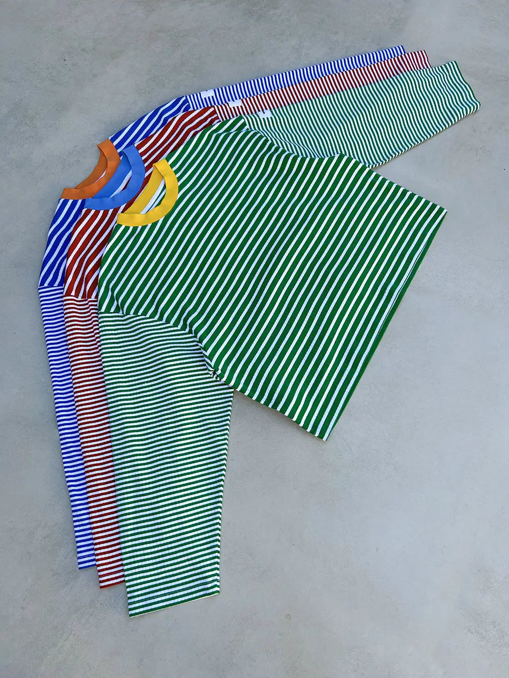 BLUE STRIPED PULLOVER