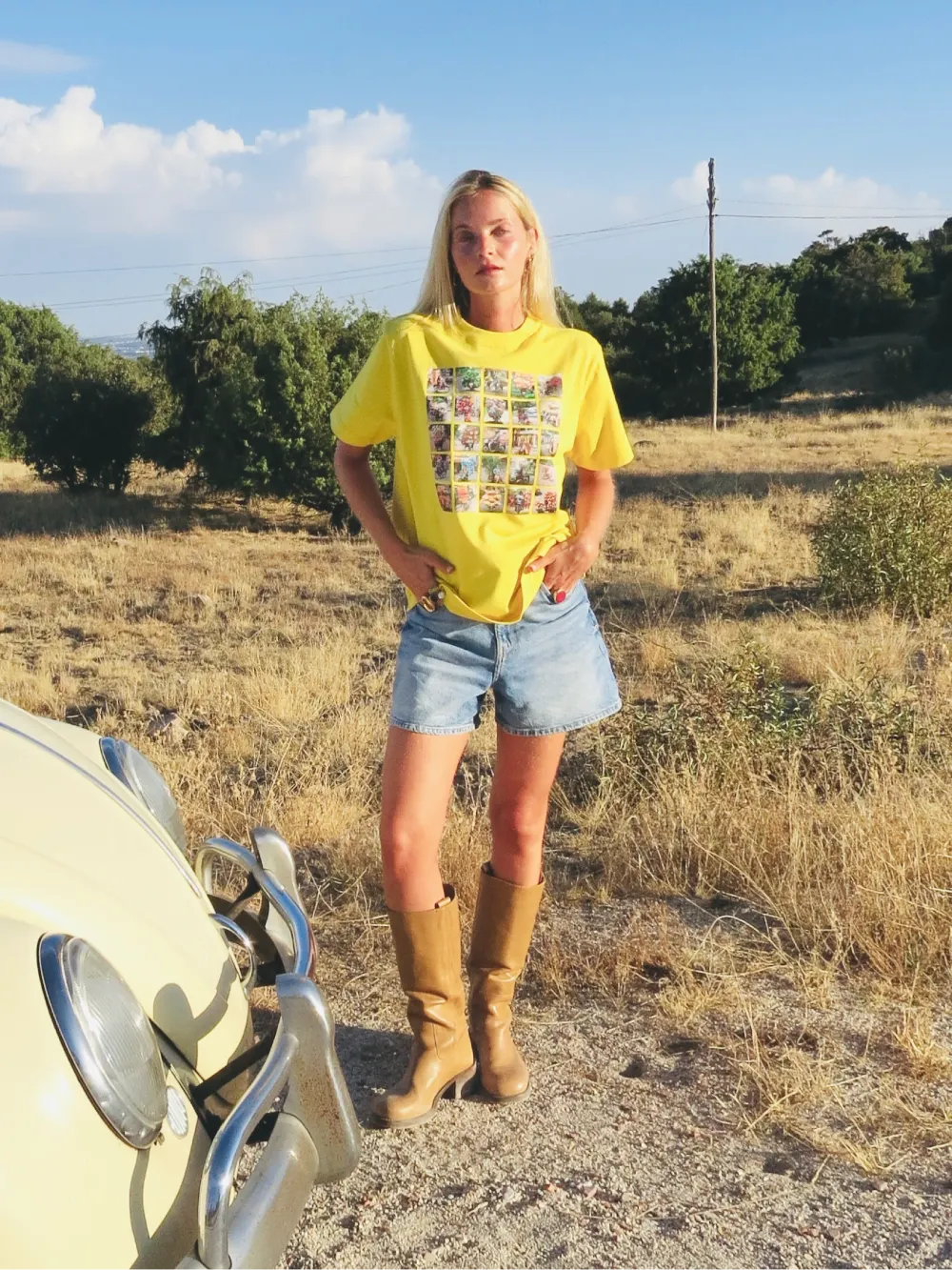 ASIANBIKE YELLOW CLASSIC TEE