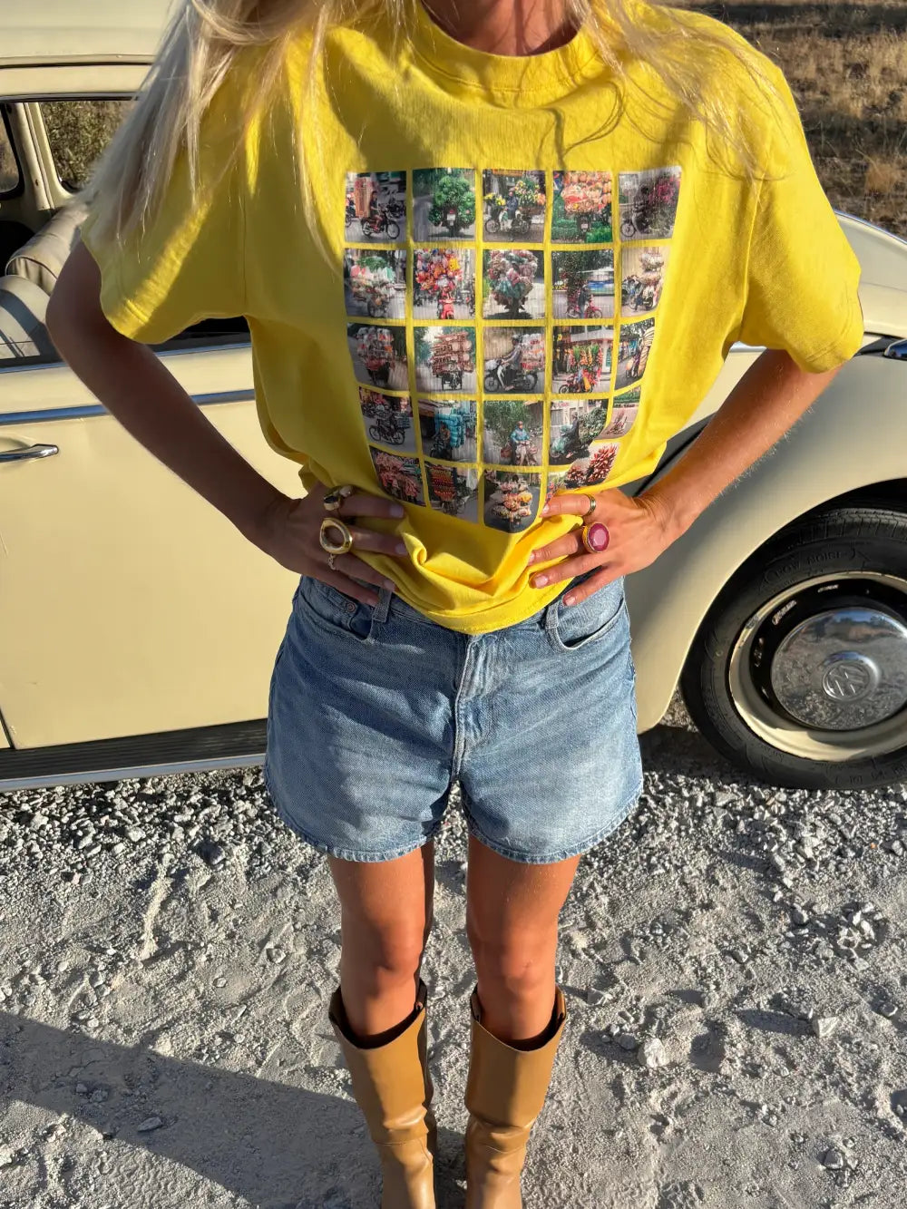 ASIANBIKE YELLOW CLASSIC TEE