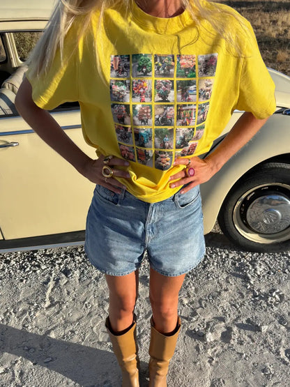 ASIANBIKE YELLOW CLASSIC TEE