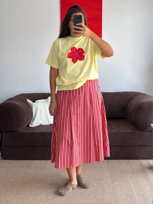 HIBISCUS YELLOW REGULAR TEE