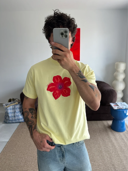 HIBISCUS YELLOW REGULAR TEE
