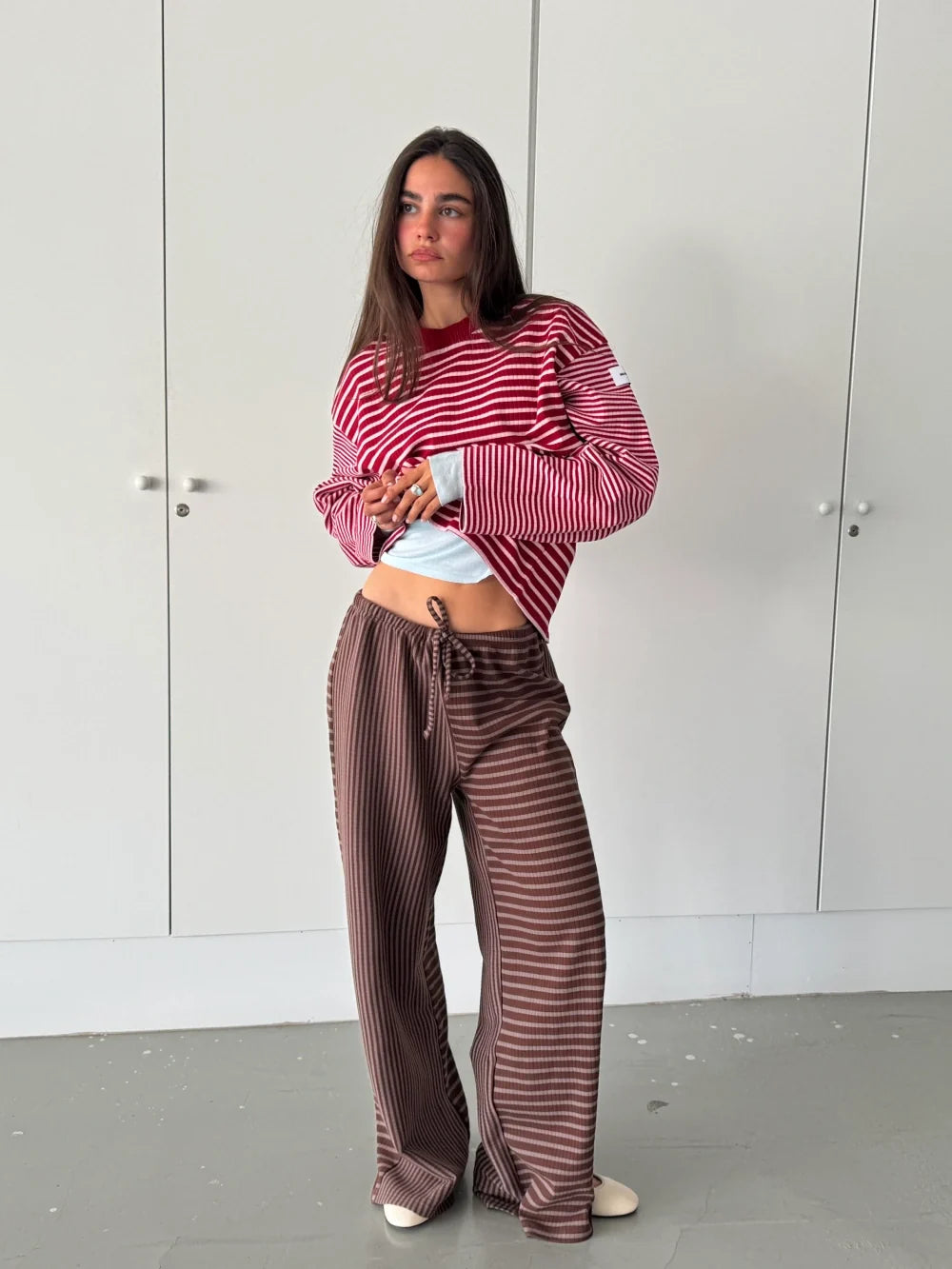 CANDY STRIPED PULLOVER
