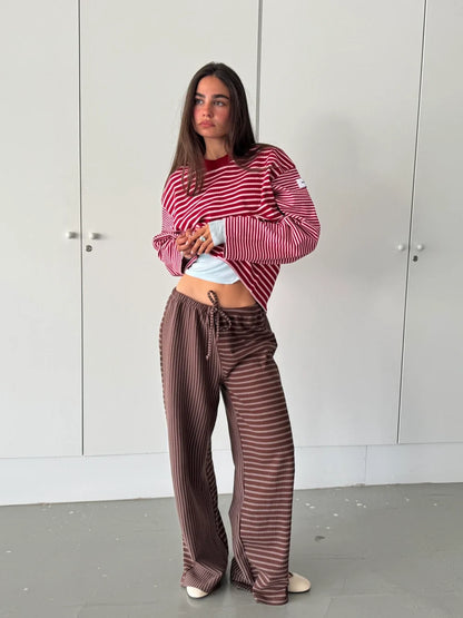 CANDY STRIPED PULLOVER