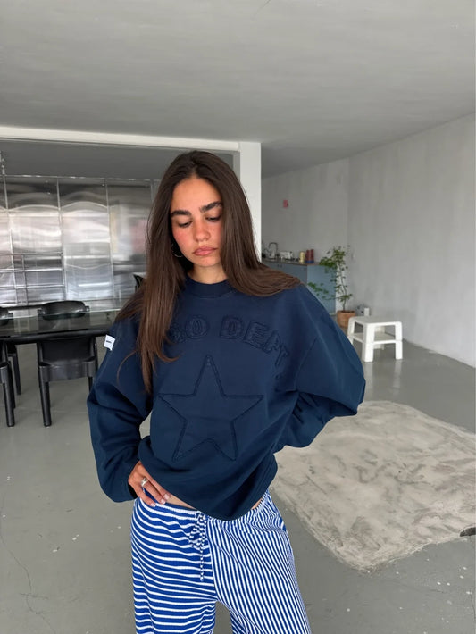 ICON BLUE CREWNECK
