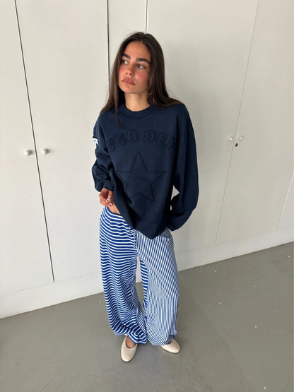 ICON BLUE CREWNECK