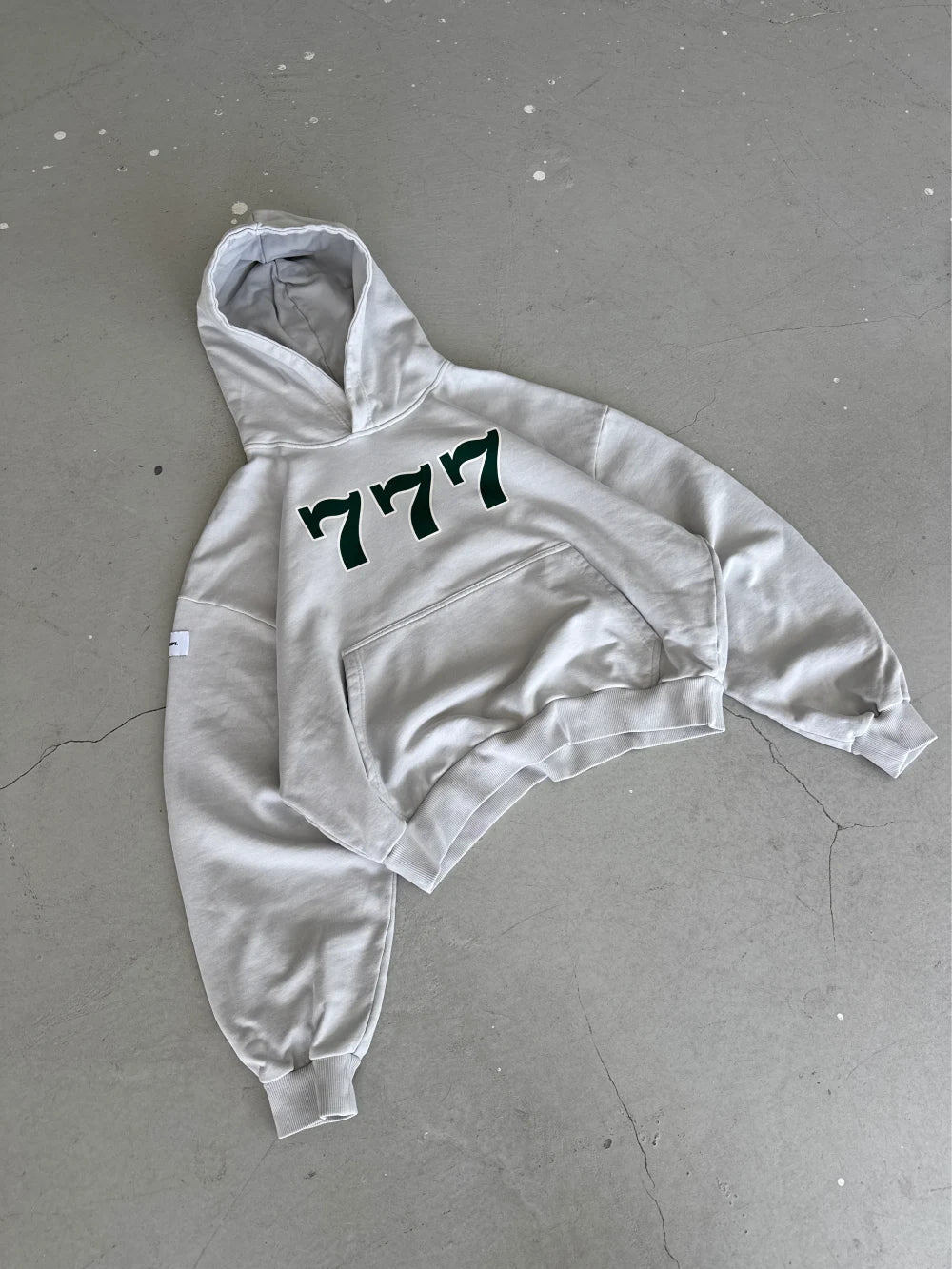 TRIPLE 7 GREY HOODIE