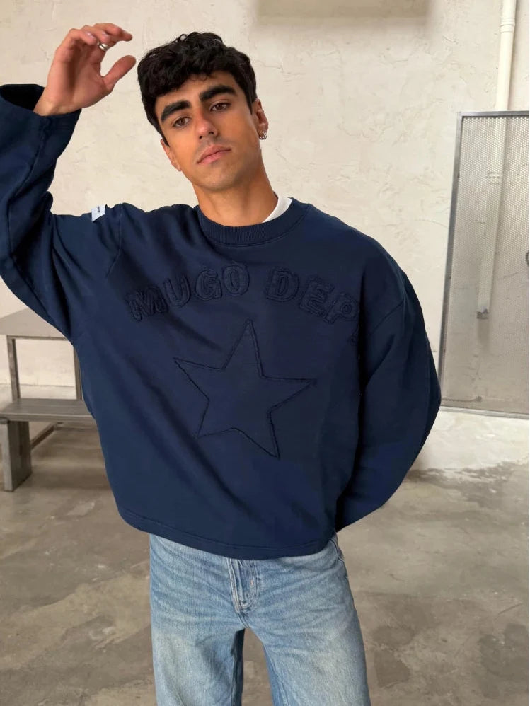ICON BLUE CREWNECK