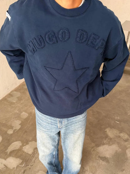 ICON BLUE CREWNECK