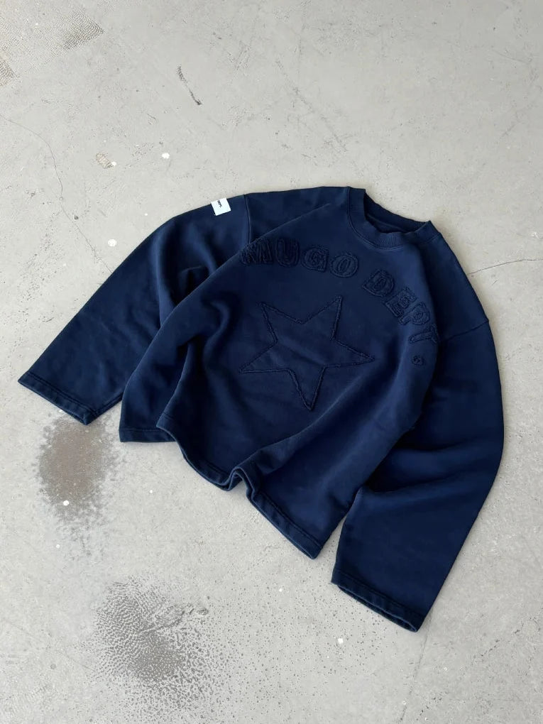 ICON BLUE CREWNECK
