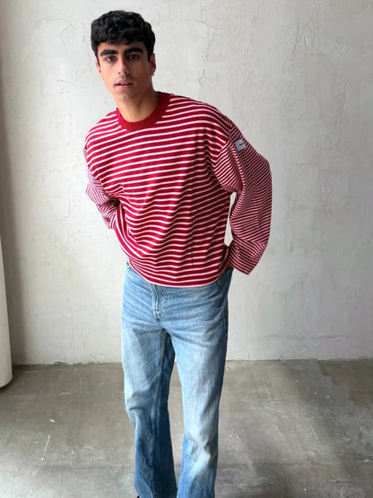 CANDY STRIPED PULLOVER