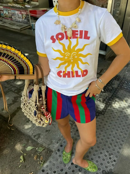 SOLEIL SLIM RIB TEE