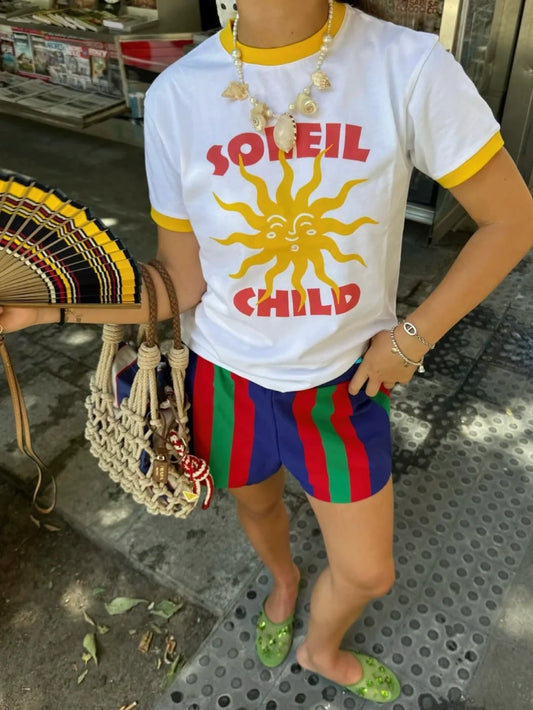 SOLEIL SLIM RIB TEE