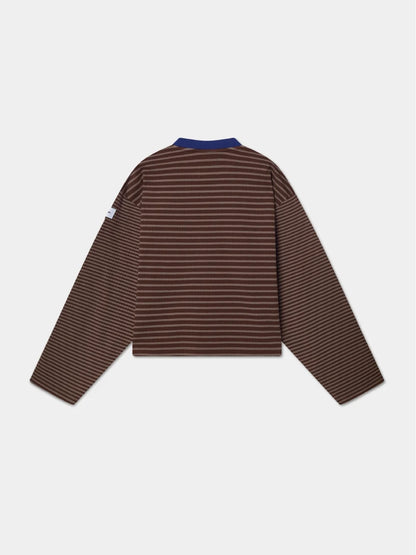 CHOCOLATE STRIPED PULLOVER