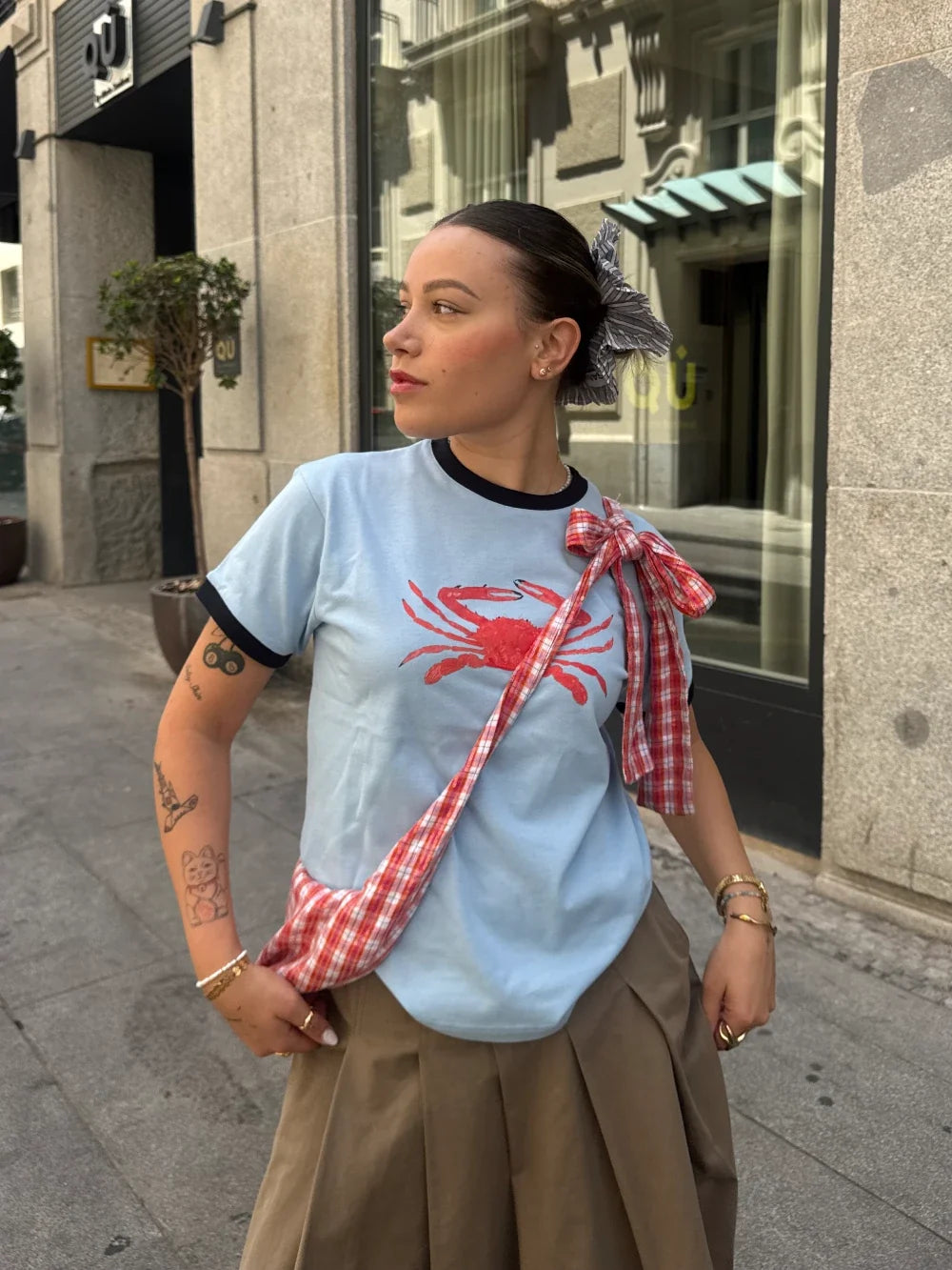 CRAB SLIM RIB TEE