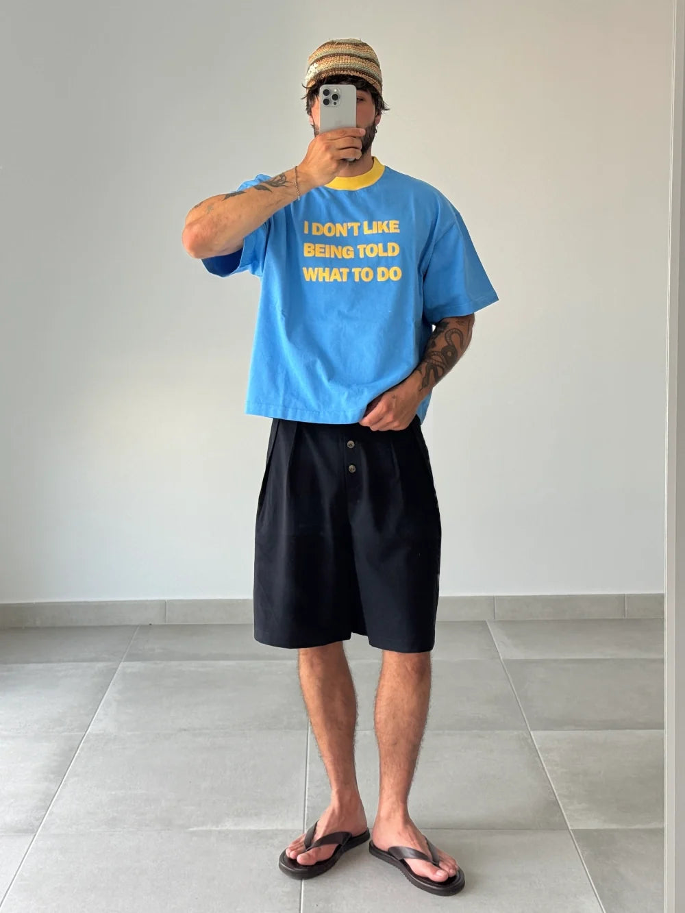 IDONTLIKE BLUE CLASSIC TEE