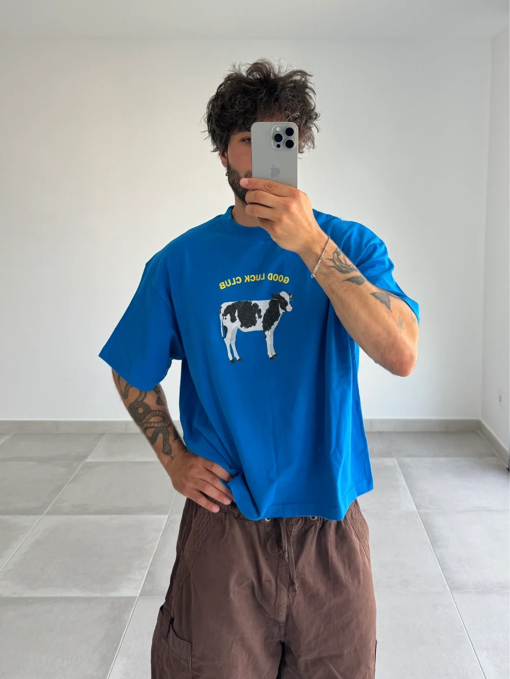 GOOD LUCK CLUB BLUE CLASSIC TEE