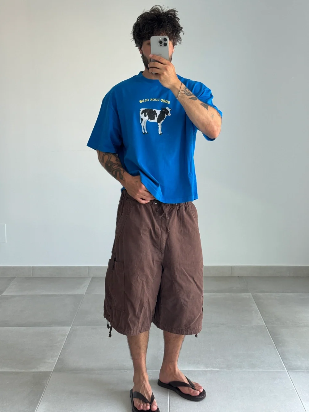 GOOD LUCK CLUB BLUE CLASSIC TEE