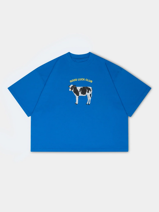 GOOD LUCK CLUB BLUE CLASSIC TEE