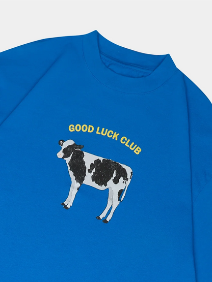 GOOD LUCK CLUB BLUE CLASSIC TEE