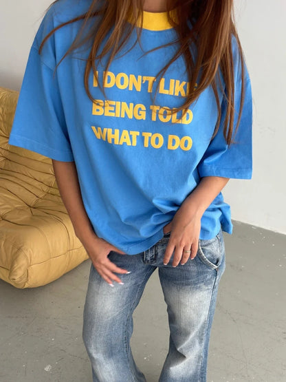 IDONTLIKE BLUE CLASSIC TEE