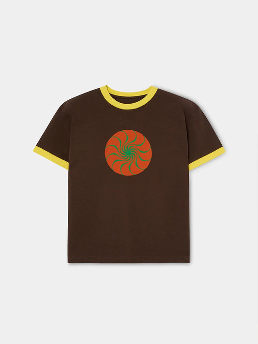ORANGE SUN SLIM RIB TEE