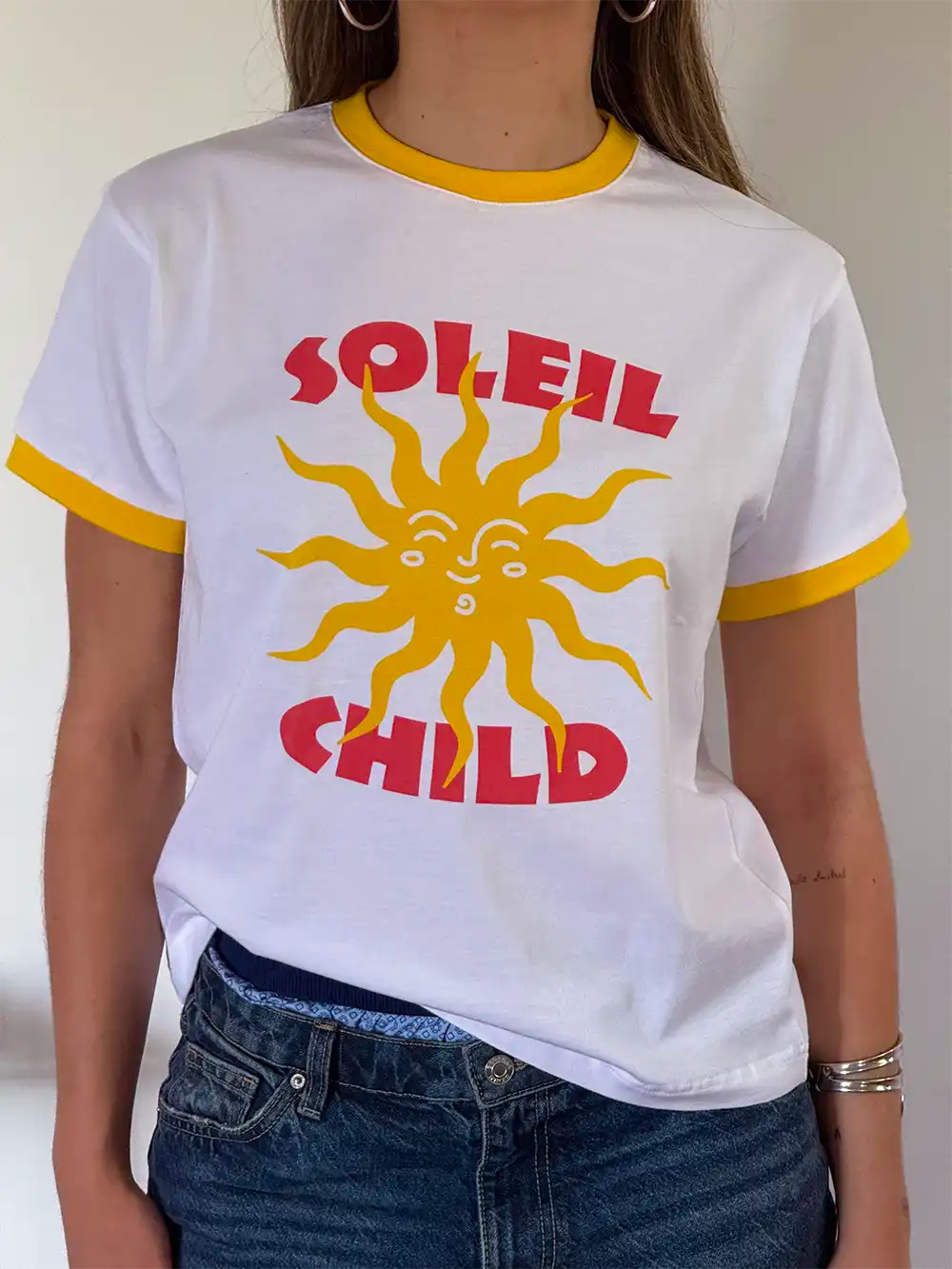 SOLEIL SLIM RIB TEE