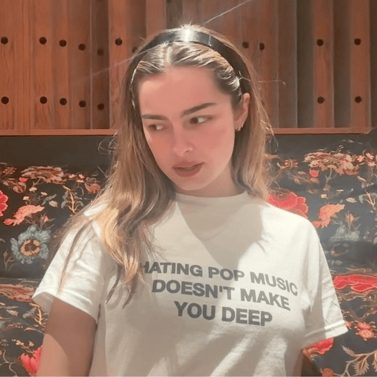 Hating Pop Music Doesn't Make You Deep Baby Tee
